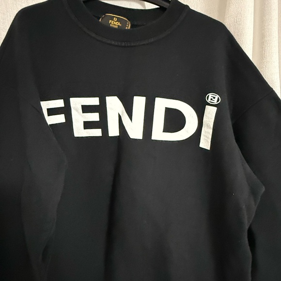 Authentic Fendi Black Crewneck Top - Picture 6 of 6